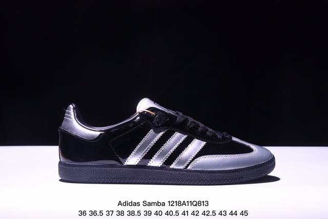 阿迪达斯三叶草adidas Originals Samba Vegan Og”Spd“桑巴舞系列绅士德训足球风百搭低帮休闲运动板鞋 货号:Ie0580 尺码：3