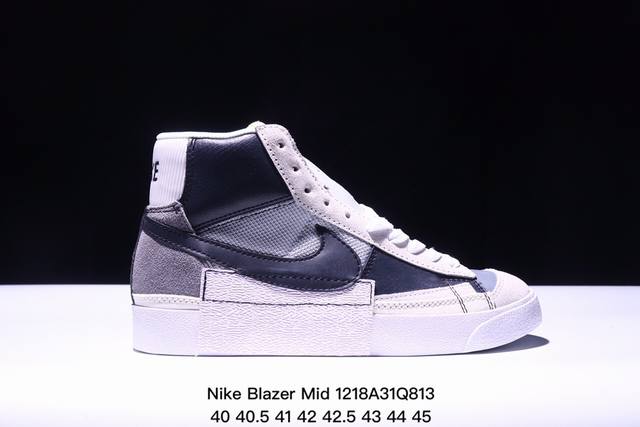 耐克nike Blazer Mid ‘1977 Vintage We经典开拓者高帮百搭休闲运动板鞋 官方货号：Cj9693 尺码：36 36.5 37.5 38