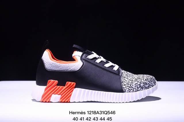 法国奢侈品品牌 爱马仕 Hermès Bouncing Low Sneaker 跳跃系列低帮轻便透气百搭休闲运动鞋 码数：40 41 42 43 44 45 X