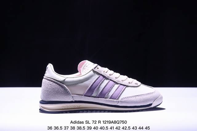 特价 阿迪达斯adidas Sl 72 Shoes 经典复古薄底运动鞋 T头鞋 三叶草复古休闲跑步鞋休闲运动鞋 这款经典运动鞋携复古型格，来访你的活力日常 采用