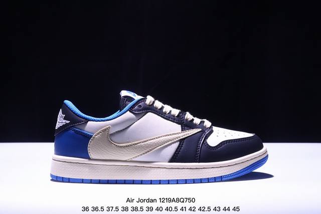 头层皮 真标 耐克 Nike Air Jordan 1 Low Og Sp Military Blue Aj1乔1倒勾低帮篮球鞋 Aj1 乔丹1代 Aj1 乔1