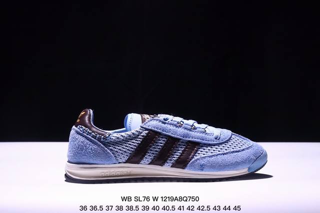 公司级阿迪达斯adidas Wb Sl76 三叶草复古休闲网面透气跑步鞋休闲运动鞋 货号:Ih9 6 尺码:36 36.5 37 38 38.5 39 40 4