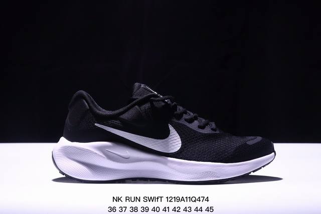 耐克nk Run Swift W121X网面透气休闲跑步鞋 简约高科技设计采用多层材料 为双足带来凉爽感受和稳固体验时尚鞋面搭配中足包覆设计 提供稳固贴合感 一