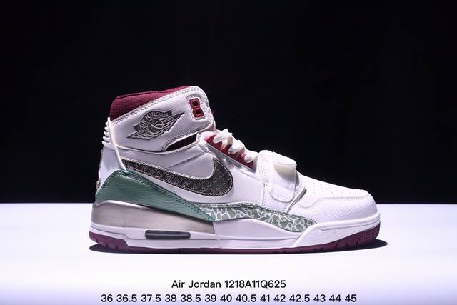 公司级三合一最强合体，多种新配色回归耐克nike Air Jordan Legacy 312 High”White Grey Fog Blue Red“乔丹最强