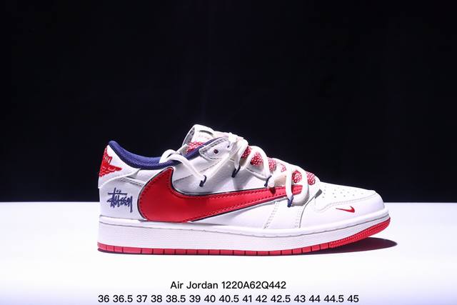 海外爆款限量发售！公司级 Travis Scott X Fragment Design X Jordan Air Jordan 1 Low Og Sp “斯图西