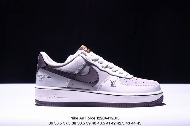 耐克nike Air Force 1 Low 空军一号低帮百搭休闲运动板鞋。柔软、弹性十足的缓震性能和出色的中底设计，横跨复古与现代的外型结合，造就出风靡全球三