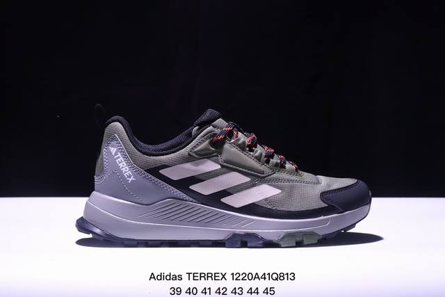 公司级adidas Terrex Anylander 阿迪达斯男款运动鞋灰色系带缓震轻质舒适百搭运动鞋 货号:Id0901 尺码:39-45 Xm1220Q81