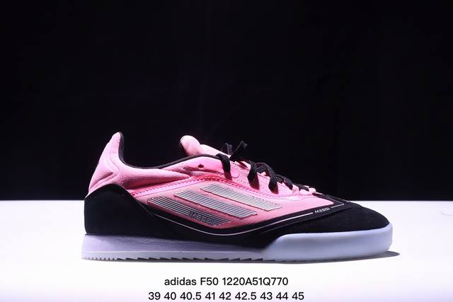 Adidas F50 舒适百搭 防滑耐磨 足球鞋 男女同款 白蓝色 货号：Ih8361 Xm1220Q770