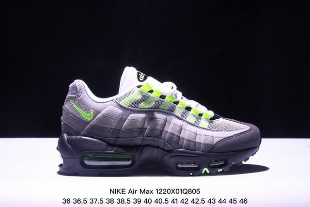 Nike 耐克 Air Max 95 潮流百搭 气垫缓震慢跑鞋 休闲防滑运动鞋！Nike耐克跑步鞋经典透气舒适运动鞋休闲鞋。为了迎接今年的世界地球日，Nike