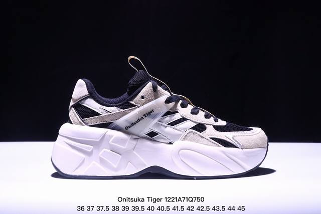 公司级 Onitsuka Tiger Sp-I 系列 鬼冢虎 织物合成革 增高低帮老爹鞋 经典潮流元素叠加 质感超级棒 独家私模 原鞋 真标 原盒打造 6Cm增