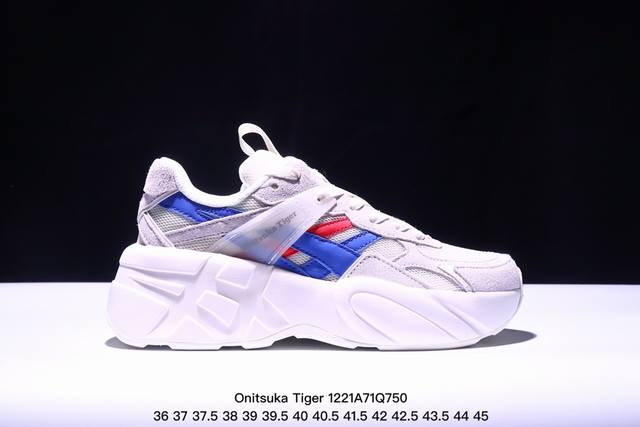 公司级 Onitsuka Tiger Sp-I 系列 鬼冢虎 织物合成革 增高低帮老爹鞋 经典潮流元素叠加 质感超级棒 独家私模 原鞋 真标 原盒打造 6Cm增