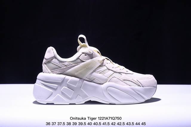 公司级 Onitsuka Tiger Sp-I 系列 鬼冢虎 织物合成革 增高低帮老爹鞋 经典潮流元素叠加 质感超级棒 独家私模 原鞋 真标 原盒打造 6Cm增