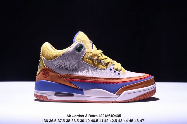 公司级air Jordan 3 Retro 迈克尔 乔丹aj3代中帮复古休闲运动文化篮球鞋 货号:Dx6660-900 尺码:36 36.5 37.5 38 3