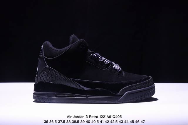 公司级air Jordan 3 Retro 迈克尔 乔丹aj3代中帮复古休闲运动文化篮球鞋 货号:Dx6660-900 尺码:36 36.5 37.5 38 3