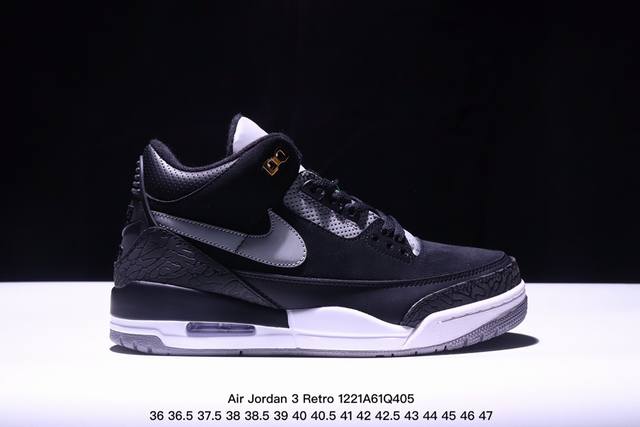 公司级air Jordan 3 Retro 迈克尔 乔丹aj3代中帮复古休闲运动文化篮球鞋 货号:Dx6660-900 尺码:36 36.5 37.5 38 3