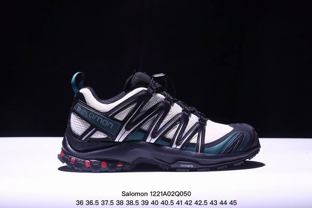 公司级salomon Xa Pro Xt-6 Ft萨洛蒙户外越野跑鞋 鞋面采用sensifit贴合技术 全方位贴合包裹脚型 鞋跟部鞋底牵引设计 提供强大的抓地性