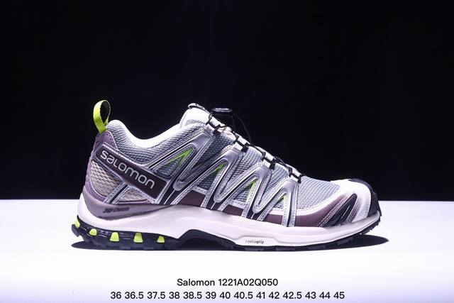 公司级salomon Xa Pro Xt-6 Ft萨洛蒙户外越野跑鞋 鞋面采用sensifit贴合技术 全方位贴合包裹脚型 鞋跟部鞋底牵引设计 提供强大的抓地性