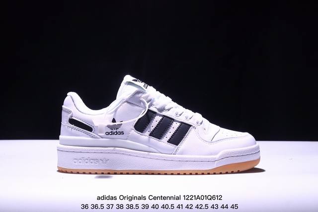 Adidas Originals Centennial 85 Low 灰白紫 低帮百搭潮流休闲运动校园板鞋时尚男女鞋 货号：Id1812 尺码：36 36 37