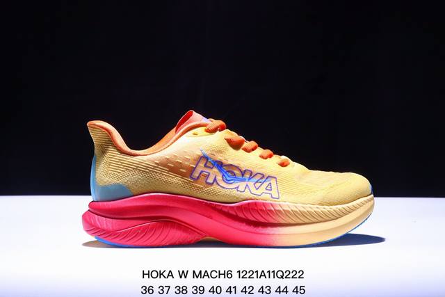 公司级小红书推荐hoka W Mach 6全新配色 这个品牌来自于新西兰的毛利语，Hoka表示大地，One One表示飞越，连起来就是飞越地平线，One One