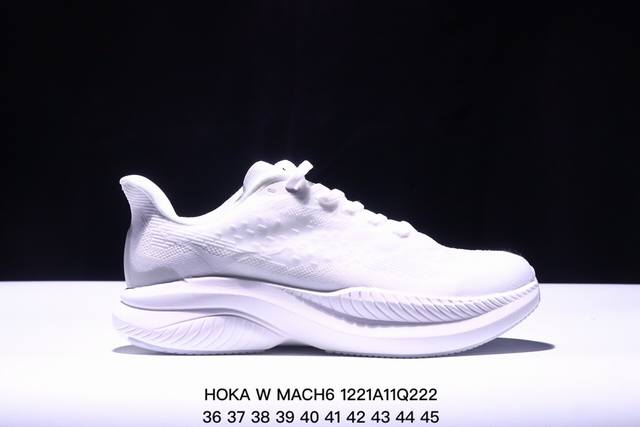 公司级小红书推荐hoka W Mach 6全新配色 这个品牌来自于新西兰的毛利语，Hoka表示大地，One One表示飞越，连起来就是飞越地平线，One One