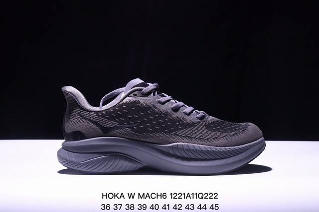 公司级小红书推荐hoka W Mach 6全新配色 这个品牌来自于新西兰的毛利语，Hoka表示大地，One One表示飞越，连起来就是飞越地平线，One One