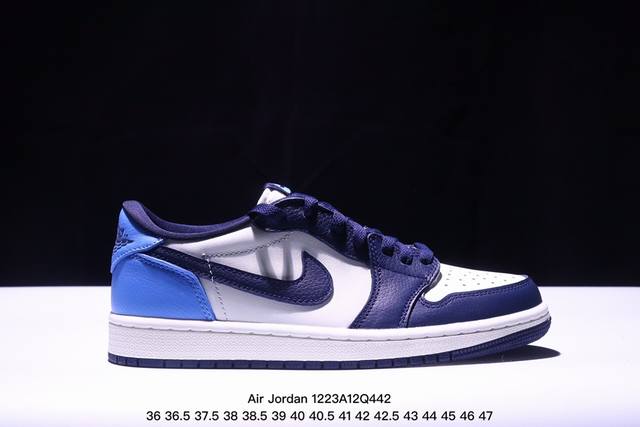 公司级带半码耐克 乔丹air Jordan 1 Low Aj1 乔1 乔丹1代aj1 低帮复古文化休闲运动篮球鞋。从1985 年面世的元年款汲取设计灵感，采用简