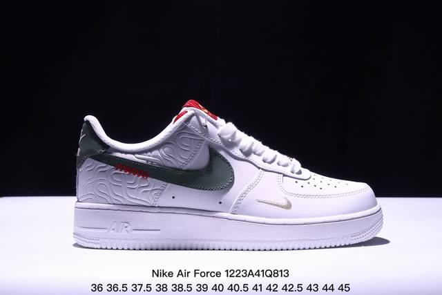 真标耐克nike Air Force 7 空军一号低帮百搭休闲运动板鞋。柔软、弹性十足的缓震性能和出色的中底设计，横跨复古与现代的外型结合，造就出风靡全球三十多