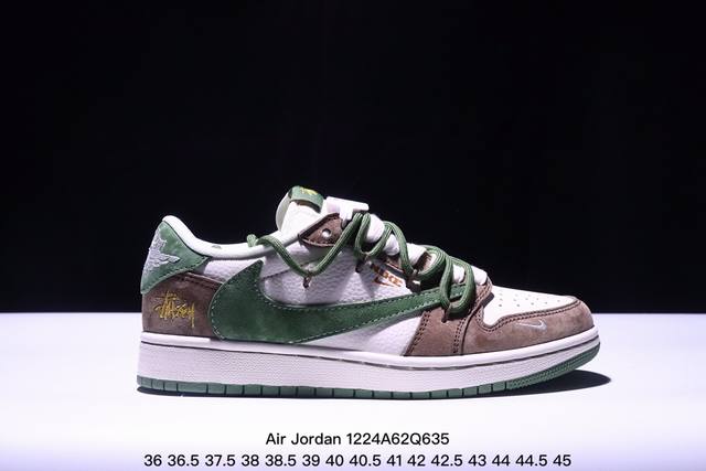 海外爆款限量发售！公司级 Travis Scott X Fragment Design X Jordan Air Jordan 1 Low Og Sp “Bap