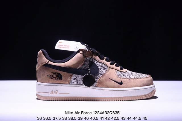 海外限量发售！公司级nike Air Force 1 '07 Low “斯图西联名--深蓝米白”空军一号 低帮 运动鞋 休闲鞋 折边针车 工艺难度大 原楦头原纸