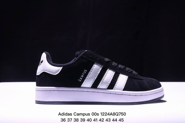 Adidas Originals Campus 00S 学院系列 面包风经典复古低帮百搭休闲运动板鞋 尺码：36-45 Xm1224Q750