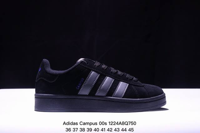 Adidas Originals Campus 00S 学院系列 面包风经典复古低帮百搭休闲运动板鞋 尺码：36-45 Xm1224Q750