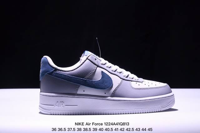 真标耐克nike Air Force 7 空军一号低帮百搭休闲运动板鞋。柔软、弹性十足的缓震性能和出色的中底设计，横跨复古与现代的外型结合，造就出风靡全球三十多