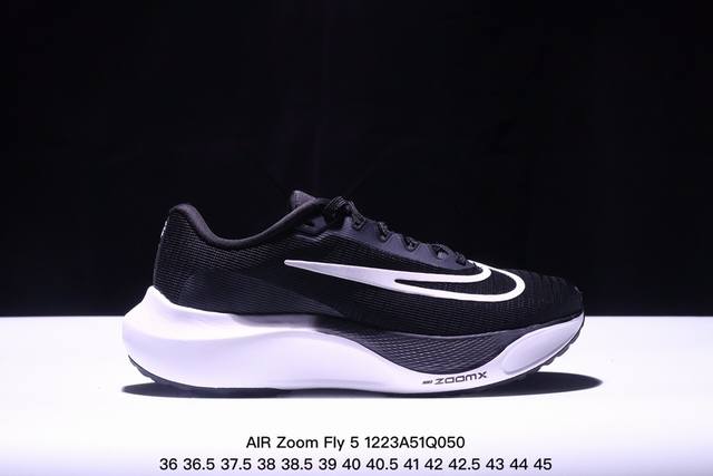 公司级air Zoom Fly 5 超轻跑步鞋织物减震轻盈跑步鞋 公司级 该鞋款专为训练和竞速而生 助力疾速畅跑采用柔软的泡绵缓震配置 结合不易磨损橡胶官方货号