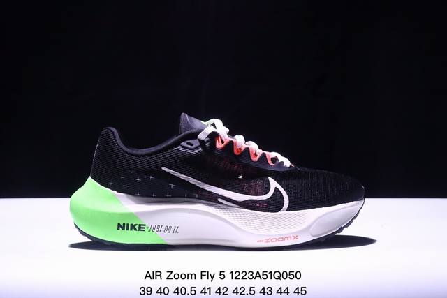 公司级air Zoom Fly 5 超轻跑步鞋织物减震轻盈跑步鞋 公司级 该鞋款专为训练和竞速而生 助力疾速畅跑采用柔软的泡绵缓震配置 结合不易磨损橡胶官方货号