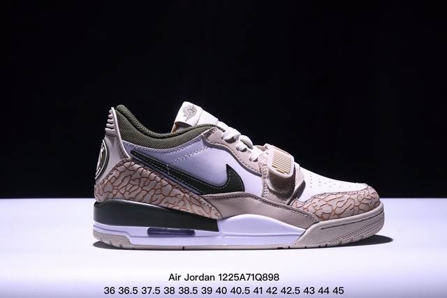 公司级三合一最强合体，多种新配色回归耐克nike Air Jordan Legacy 312 Low”White Grey Fog Blue Red“乔丹最强三