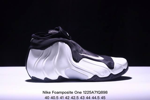 公司级nike Foamposite One 喷泡 中帮 复古篮球鞋 货号:624015 001 尺码:40-45 Xm1225Q898