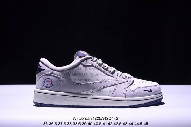 海外爆款限量发售！公司级 Travis Scott X Fragment Design X Jordan Air Jordan 1 Low Og Sp “蒙口联