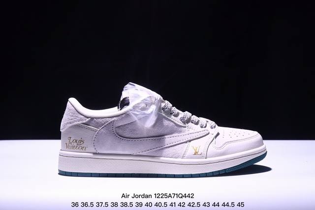 海外爆款限量发售！公司级 Travis Scott X Fragment Design X Jordan Air Jordan 1 Low Og Sp Bape