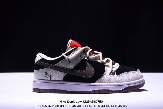 公司级！Futura X Nike Dunk Low Sb联名 解构绑带滑板鞋 这双鞋带系统延续了今年的代表性风格，搭配亮粉色鞋带，保持了 Dunk Sb Lo