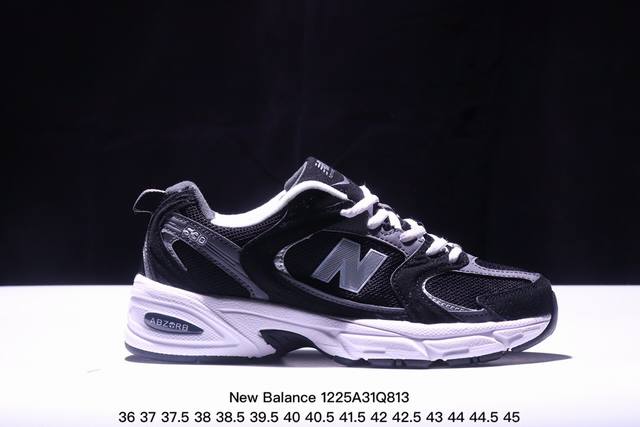 公司级new Balance Mr530系列复古老爹风网布跑步休闲运动鞋 货号:Mr530Fw1 尺码:36 37 37.5 38 38.5 39.5 40 4