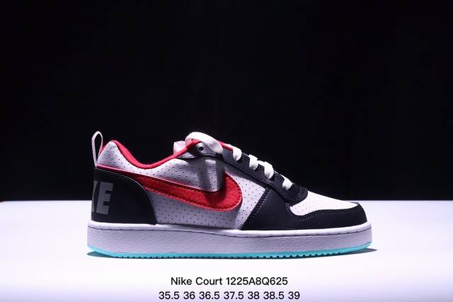 Nike Court Borough Low 2 耐克低帮休闲板鞋 牛皮材质运动文化鞋 真标带半码 Size:39-43码 Xm1225Q625