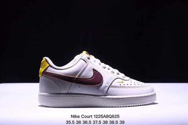 Nike Court Borough Low 2 耐克低帮休闲板鞋 牛皮材质运动文化鞋 真标带半码 Size:39-43码 Xm1225Q625