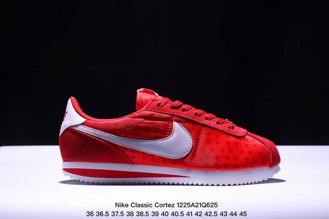 公司级nike Classic Cortez 耐克经典轻便舒适男子阿甘鞋休闲跑步鞋运动鞋 纯粹而执着的精神 使得cortez种在了一代人的心里 无论是否喜欢它复