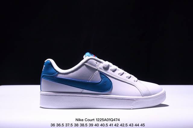 耐克 Nike Court Royale Ac 春季新款低帮小白鞋sb滑板鞋休闲板鞋 尺码：36～45带半码 Xm1225Q474