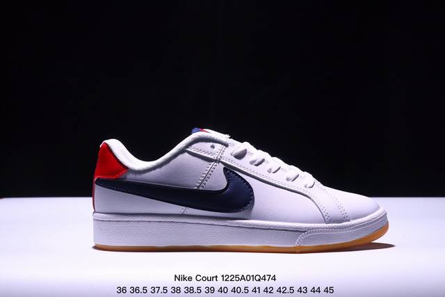 耐克 Nike Court Royale Ac 春季新款低帮小白鞋sb滑板鞋休闲板鞋 尺码：36～45带半码 Xm1225Q474