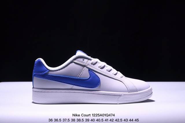 耐克 Nike Court Royale Ac 春季新款低帮小白鞋sb滑板鞋休闲板鞋 尺码：36～45带半码 Xm1225Q474