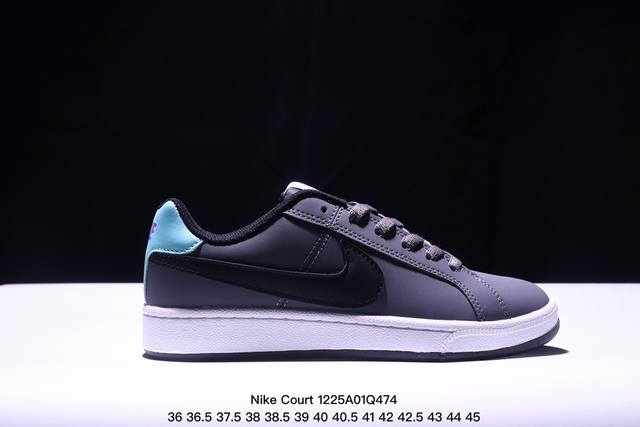 耐克 Nike Court Royale Ac 春季新款低帮小白鞋sb滑板鞋休闲板鞋 尺码：36～45带半码 Xm1225Q474