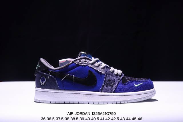 乔丹一代 Air Jordan 1 乔1 低帮aj1系列 运动鞋复古休闲篮球鞋 提高了与足部的贴合度，给人不一样的穿着体验。鞋底的平稳支撑，让你在运动中随意冲刺