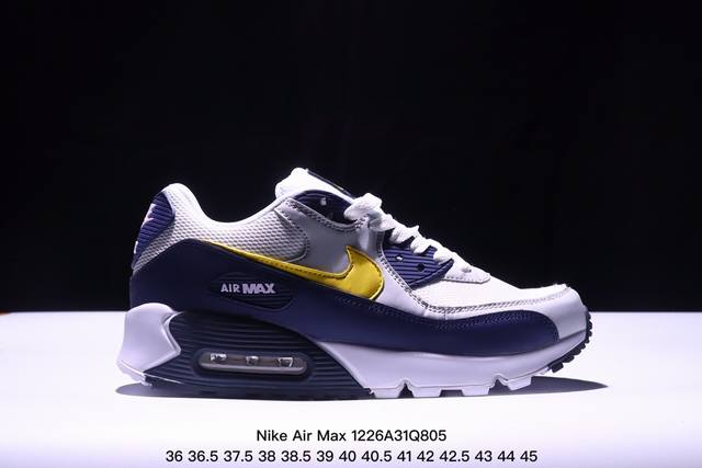 公司级nike Air Max 90初代系列低帮复古气垫百搭休闲运动慢跑 Xm1226Q805