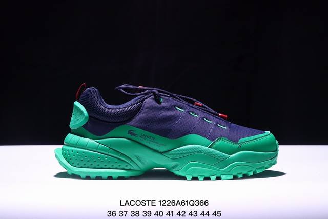 Lacoste法国鳄鱼 清新 时尚 舒适 低帮生活休闲鞋 尺码：36 37 38 39 40 41 42 43 44 45 Xm1226Q366